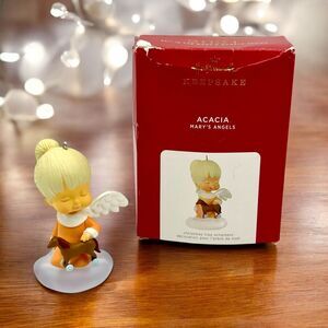 2021 Hallmark Keepsake Ornament Mary's Angels Acacia 34th In Series GUC